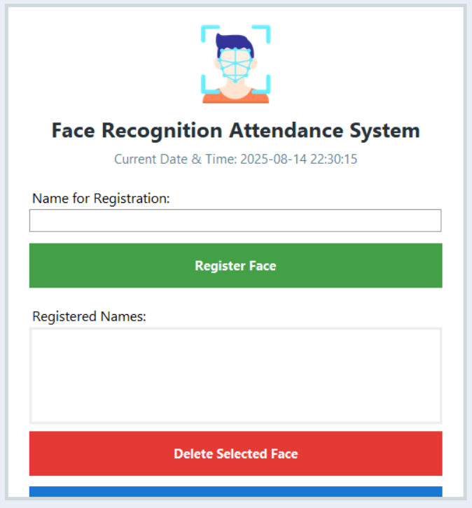FaceTrack-Attendance